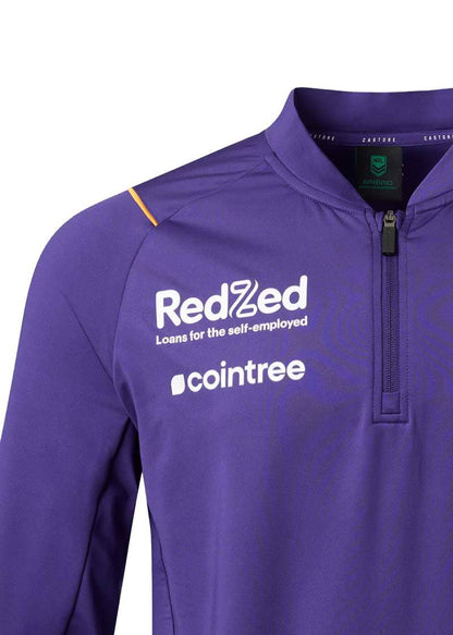 Melbourne Storm 2023 NRL Mens 1/4 Zip Training Shirt