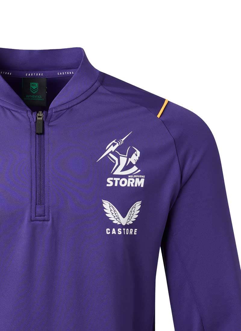 Melbourne Storm 2023 NRL Mens 1/4 Zip Training Shirt