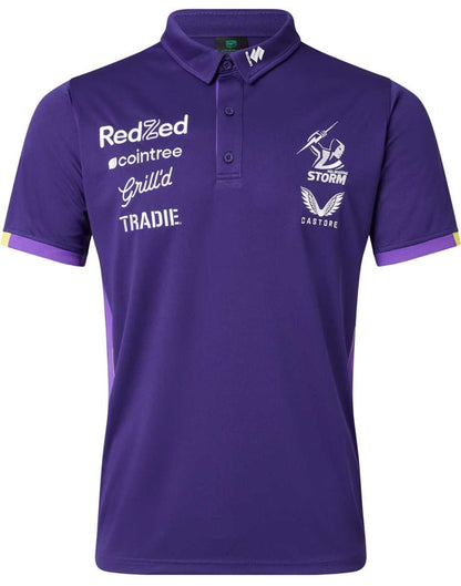 Melbourne Storm 2023 NRL Mens Media Polo Shirt