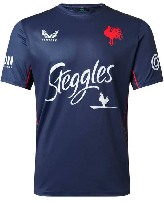 Sydney Roosters 2023 NRL Mens Navy Training Shirt