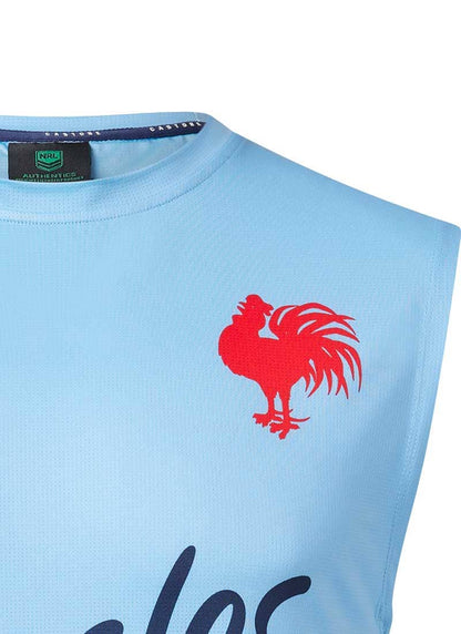 Sydney Roosters 2023 NRL Mens Blue Training Singlet
