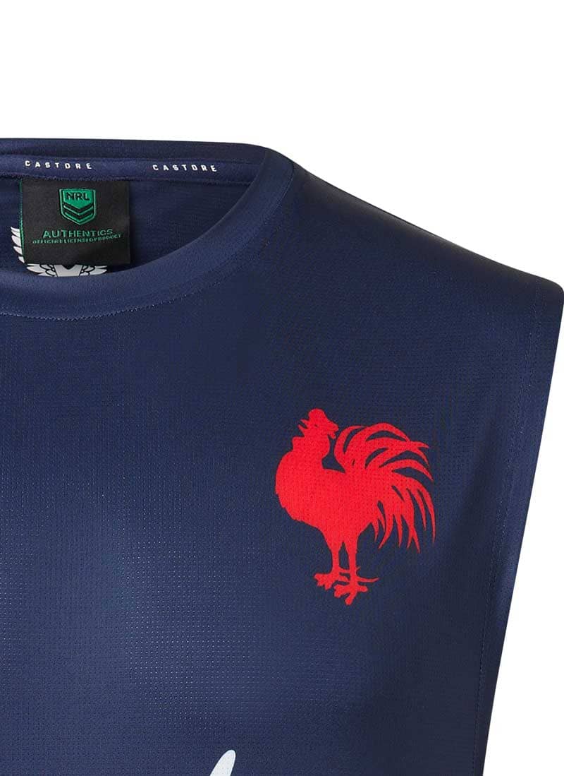 Sydney Roosters 2023 NRL Mens Navy Training Singlet