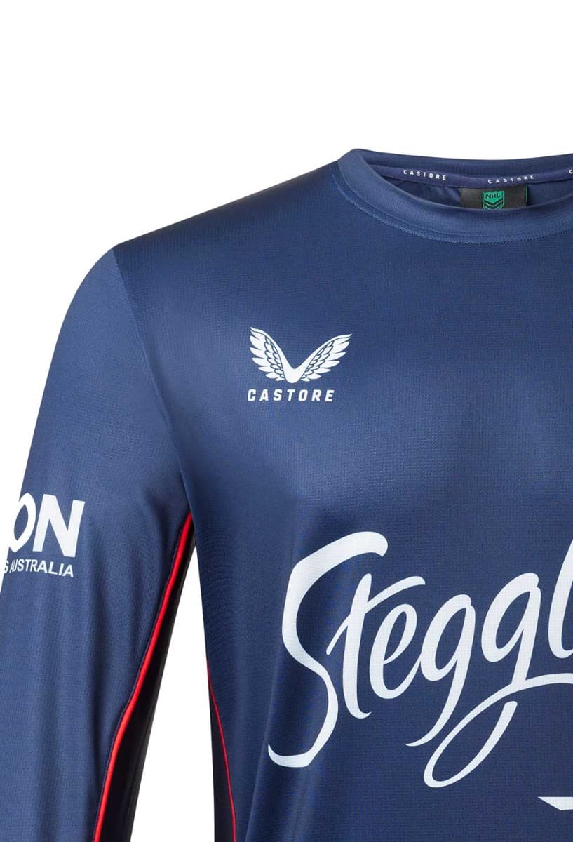 Sydney Roosters 2023 NRL Mens Long Sleeve Training Shirt