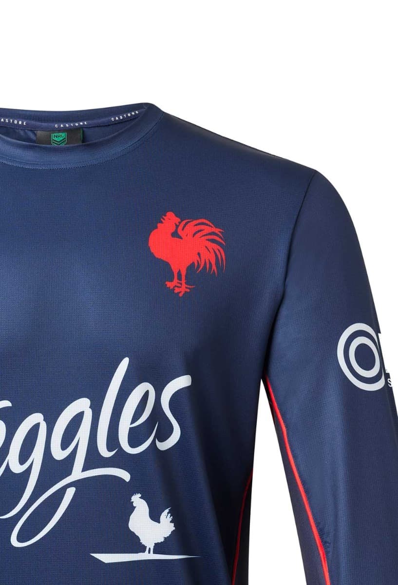 Sydney Roosters 2023 NRL Mens Long Sleeve Training Shirt