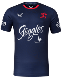 Sydney Roosters 2024 NRL Mens Navy Training Shirt