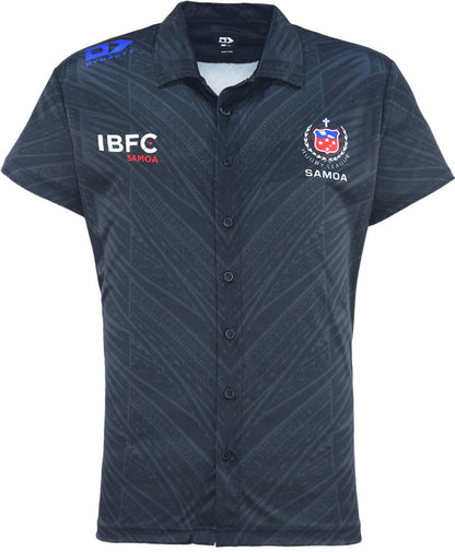 Toa Samoa 2025 RL Mens Button Up Polo Shirt