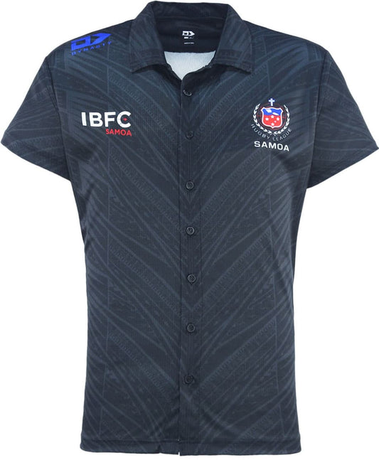 Toa Samoa 2025 RL Mens Button Up Polo Shirt