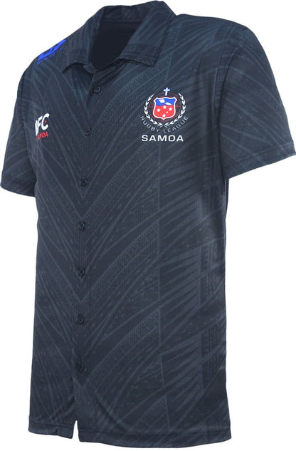 Toa Samoa 2025 RL Mens Button Up Polo Shirt