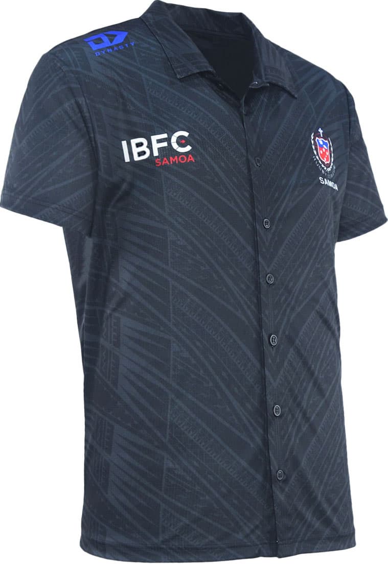 Toa Samoa 2025 RL Mens Button Up Polo Shirt