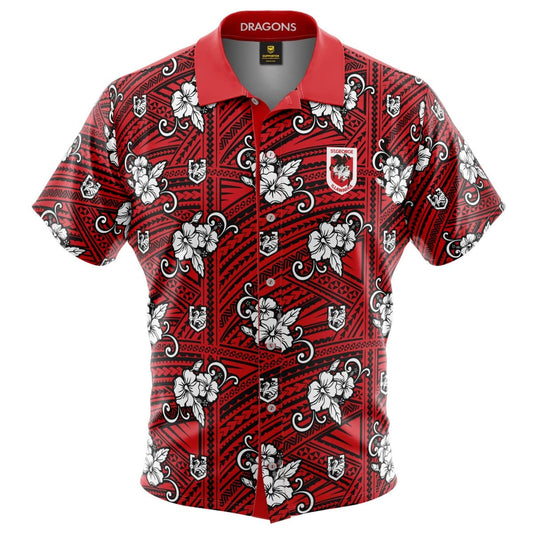St George Dragons NRL Hawaiian Tribal Shirt