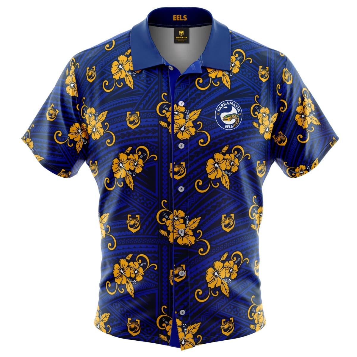 Parramatta Eels NRL Hawaiian Tribal Shirt