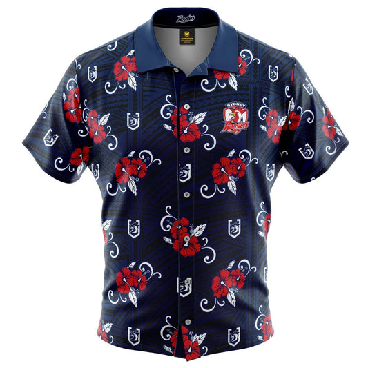 Sydney Roosters NRL Hawaiian Tribal Shirt