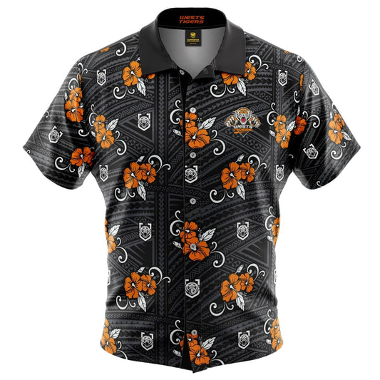 Wests Tigers NRL Hawaiian Tribal Shirt