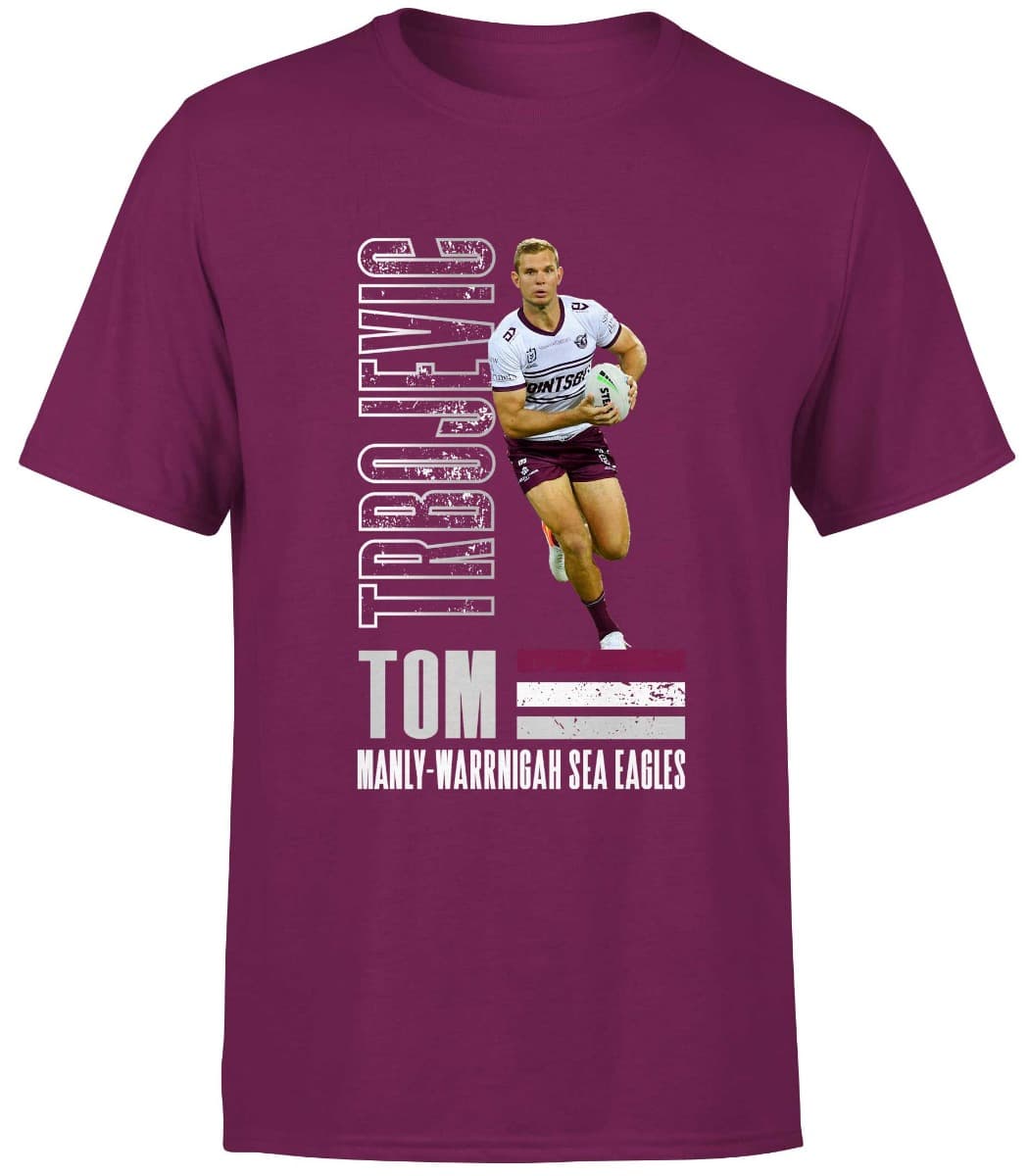 Manly Sea Eagles NRL Mens Tom Trbojevic Player Tee