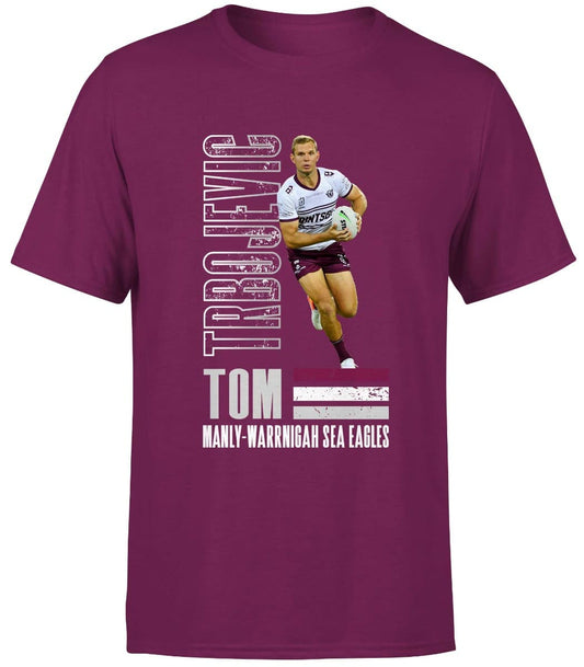 Manly Sea Eagles NRL Mens Tom Trbojevic Player Tee