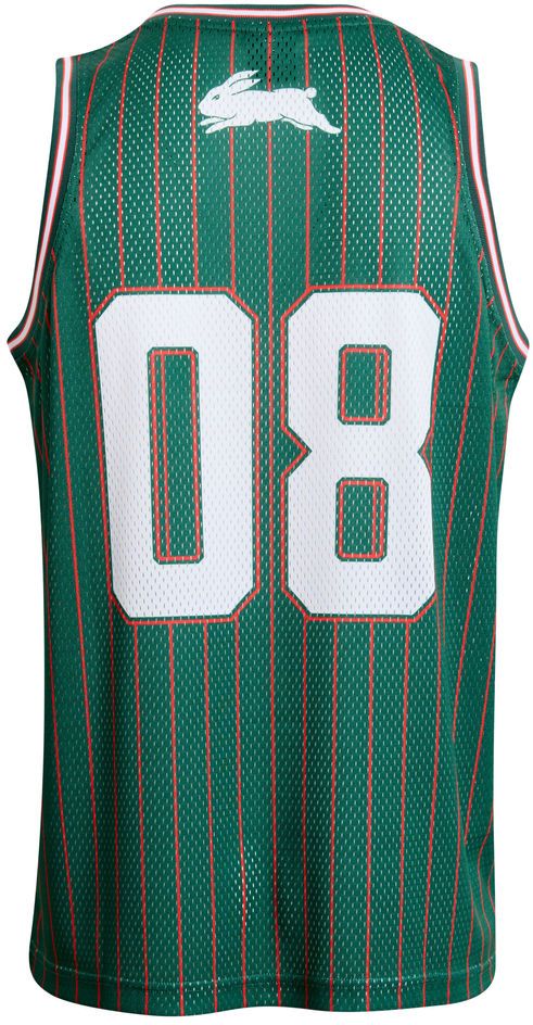 South Sydney Rabbitohs 2026 NRL COAR Mens Basketball Singlet
