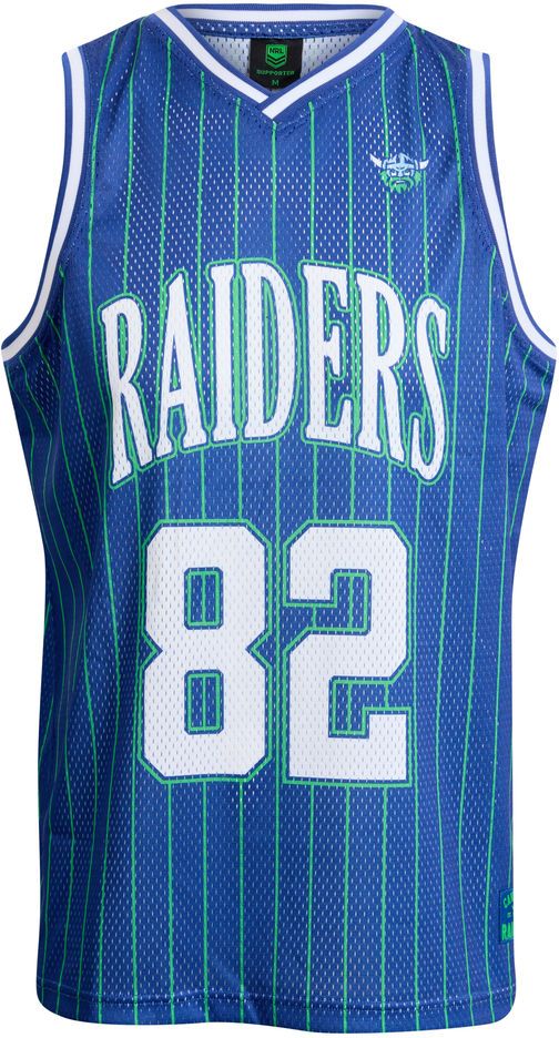 Canberra Raiders 2026 NRL COAR Mens Basketball Singlet