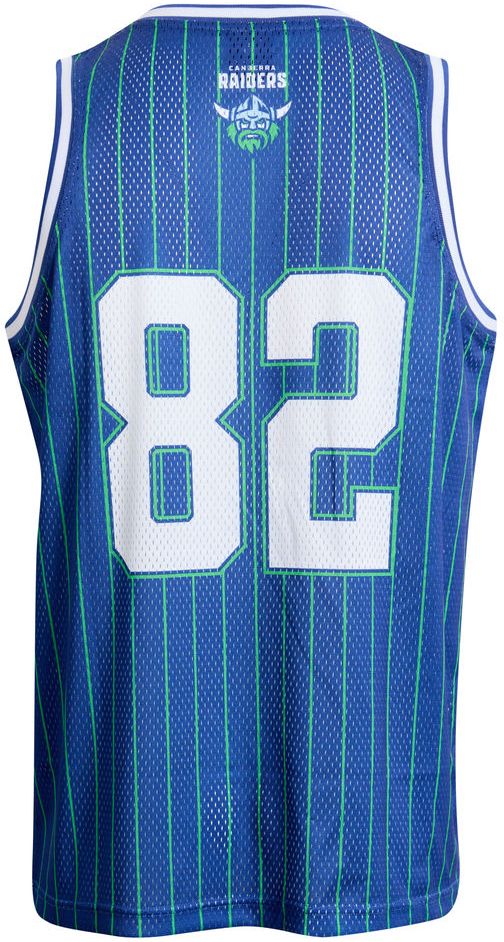 Canberra Raiders 2026 NRL COAR Mens Basketball Singlet