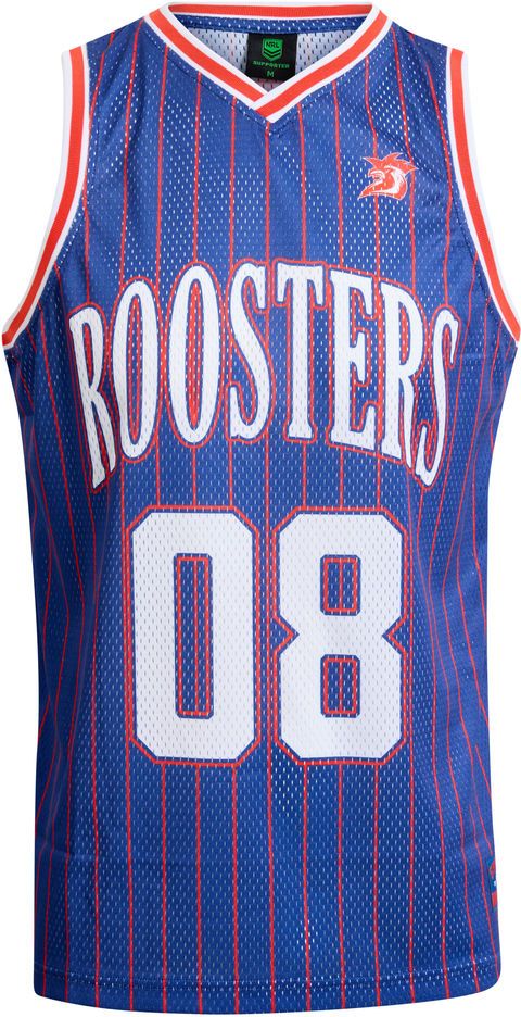 Sydney Roosters 2026 NRL COAR Mens Basketball Singlet