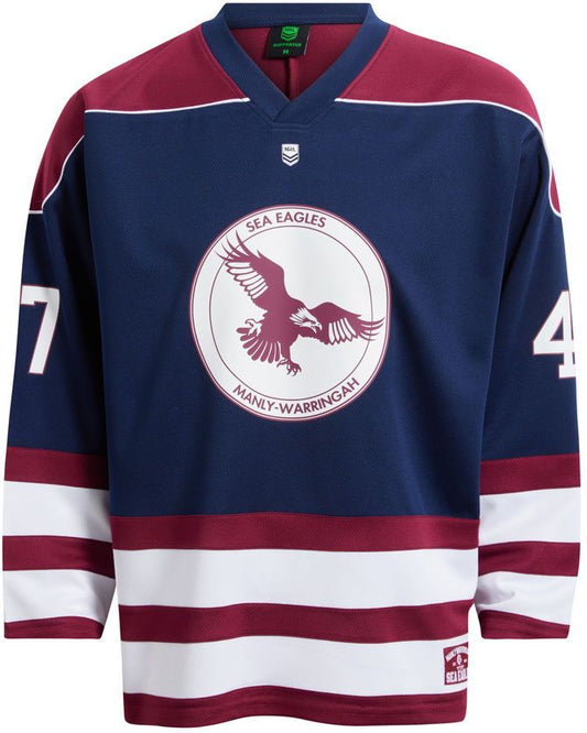 Manly Sea Eagles 2026 NRL Mens Long Sleeve Hockey Jersey