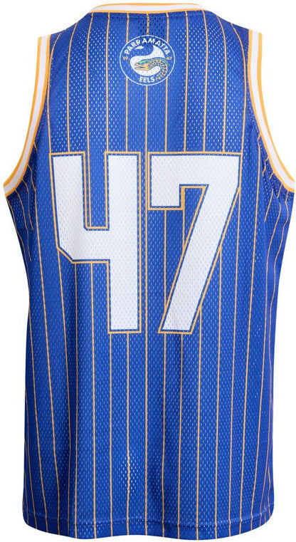 Parramatta Eels 2026 NRL COAR Mens Basketball Singlet