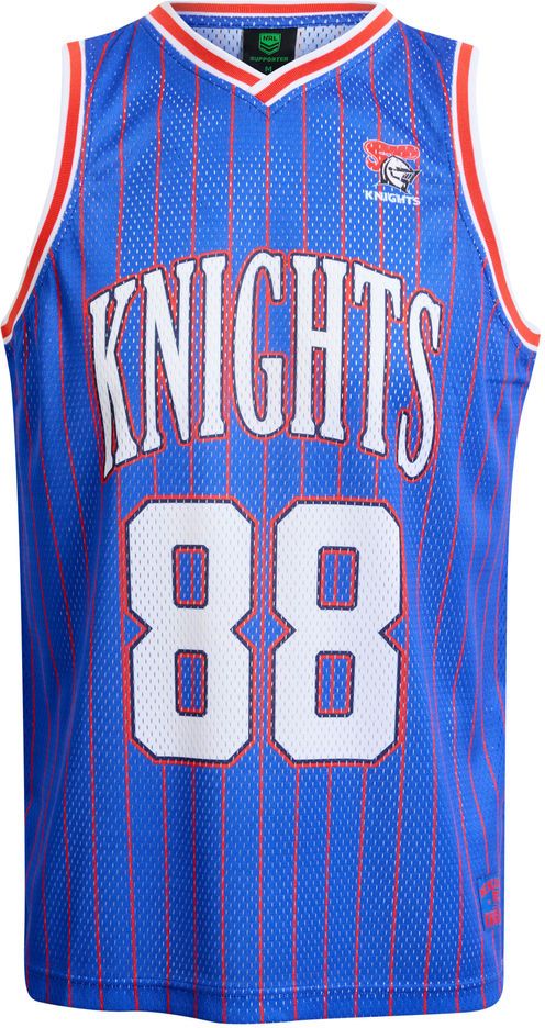 Newcastle Knights 2026 NRL COAR Mens Basketball Singlet
