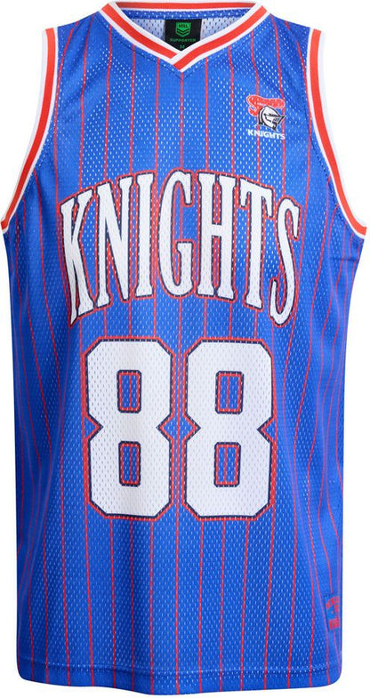 Newcastle Knights 2026 NRL COAR Mens Basketball Singlet