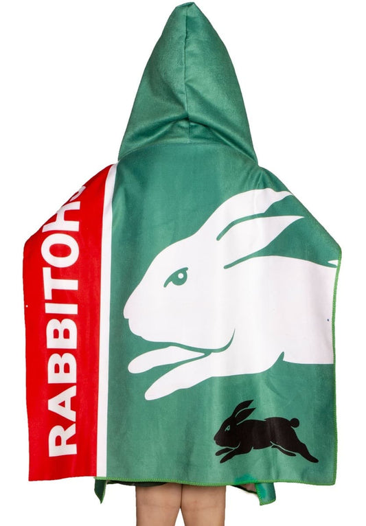 South Sydney Rabbitohs NRL Kids Hooded Beach Towel