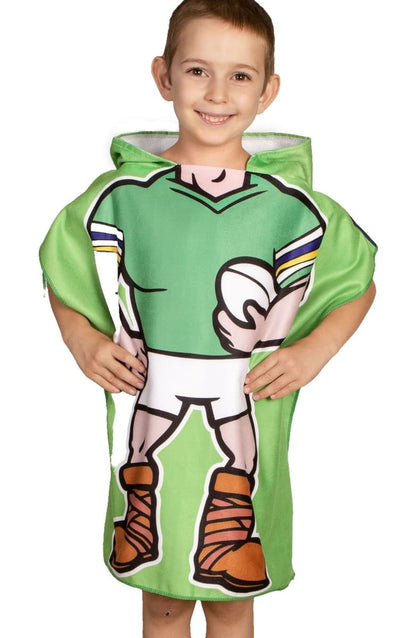 Canberra Raiders Kids NRL Hooded Beach Towel