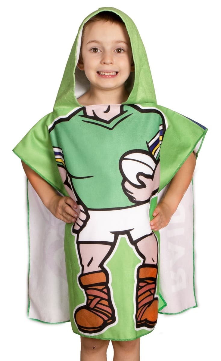 Canberra Raiders Kids NRL Hooded Beach Towel