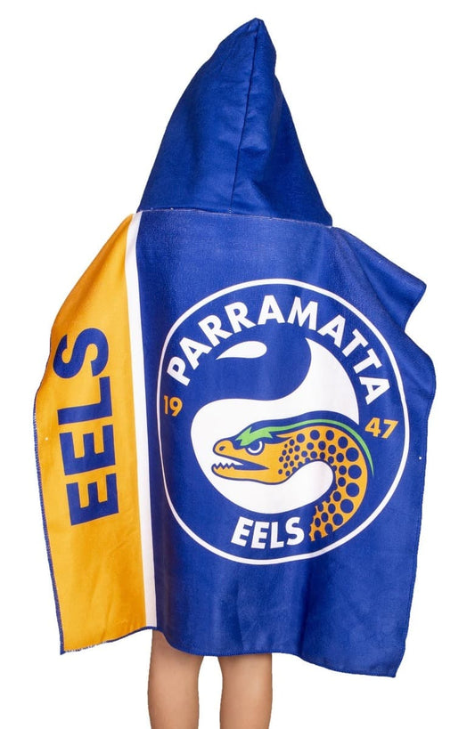Parramatta Eels Kids Hooded Beach Towel