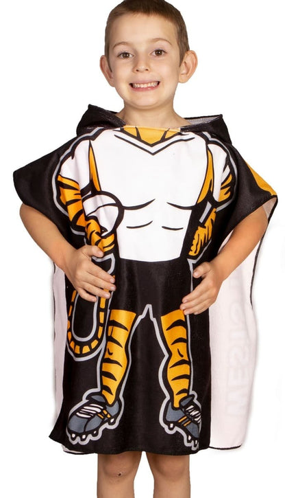 Wests Tigers Kids Hooded Beach Towel