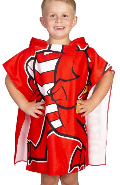 St George Dragons NRL Kids Hooded Beach Towel