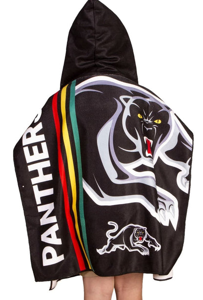 Penrith Panthers NRL Kids Hooded Beach Towel
