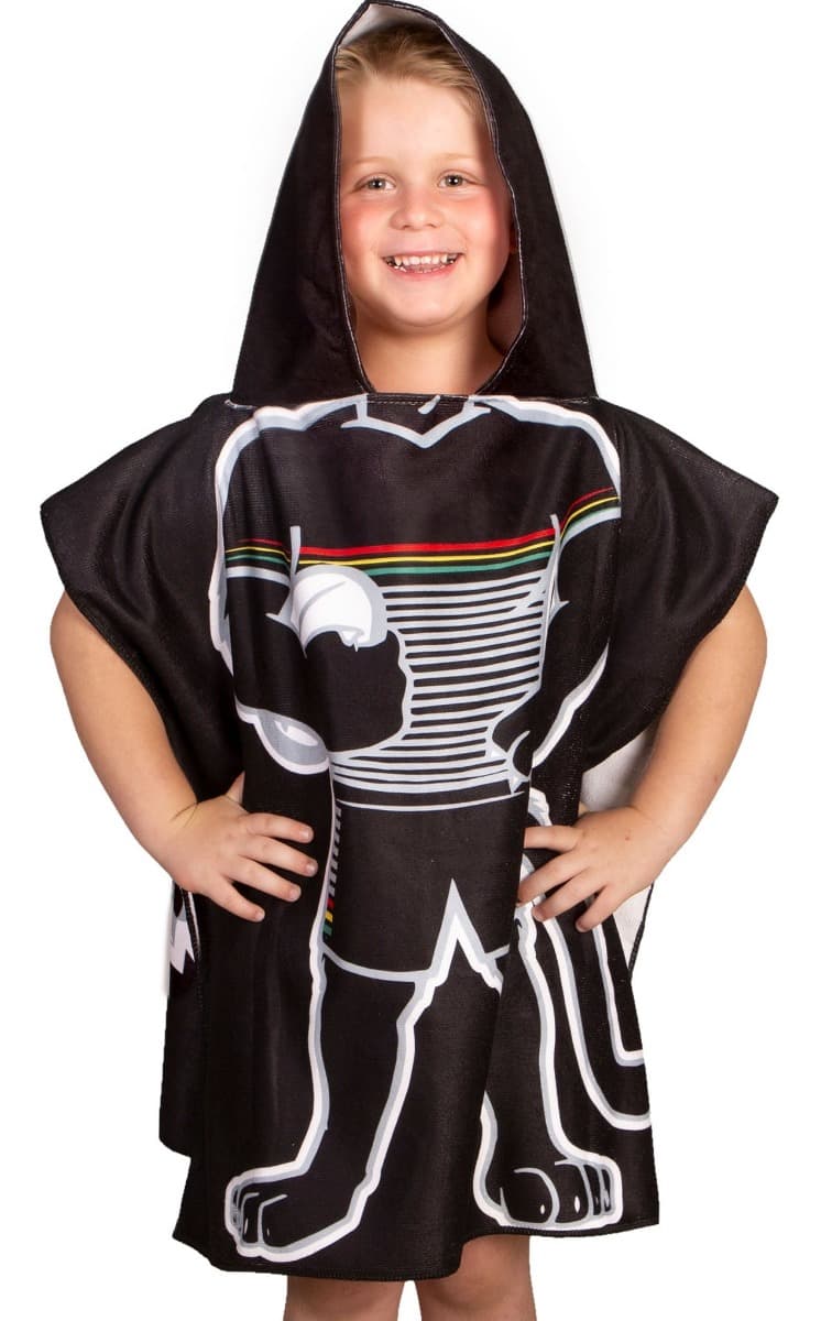 Penrith Panthers NRL Kids Hooded Beach Towel