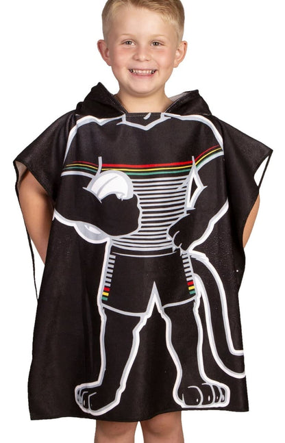 Penrith Panthers NRL Kids Hooded Beach Towel