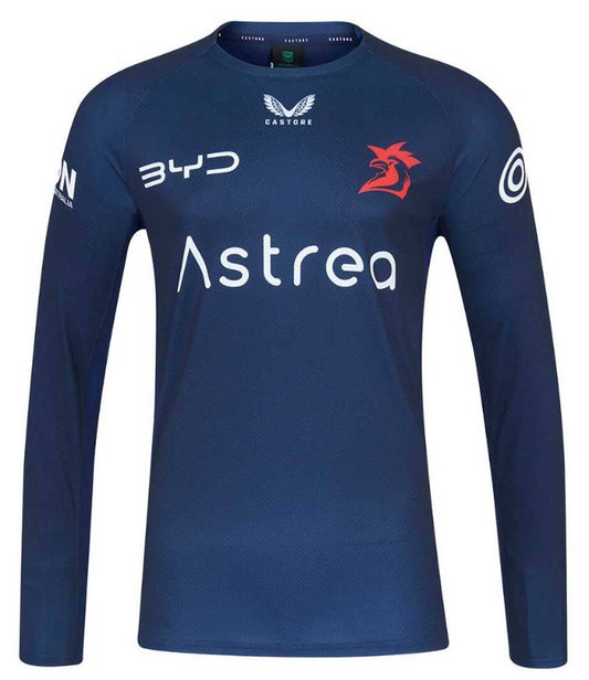 Sydney Roosters 2025 NRL Mens Long Sleeve Training Shirt