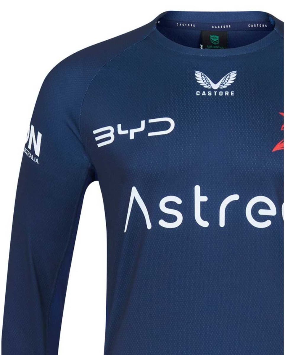 Sydney Roosters 2025 NRL Mens Long Sleeve Training Shirt