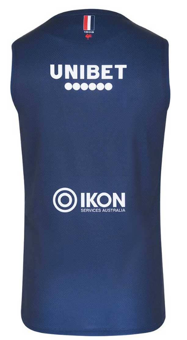 Sydney Roosters 2025 NRL Mens Training Singlet
