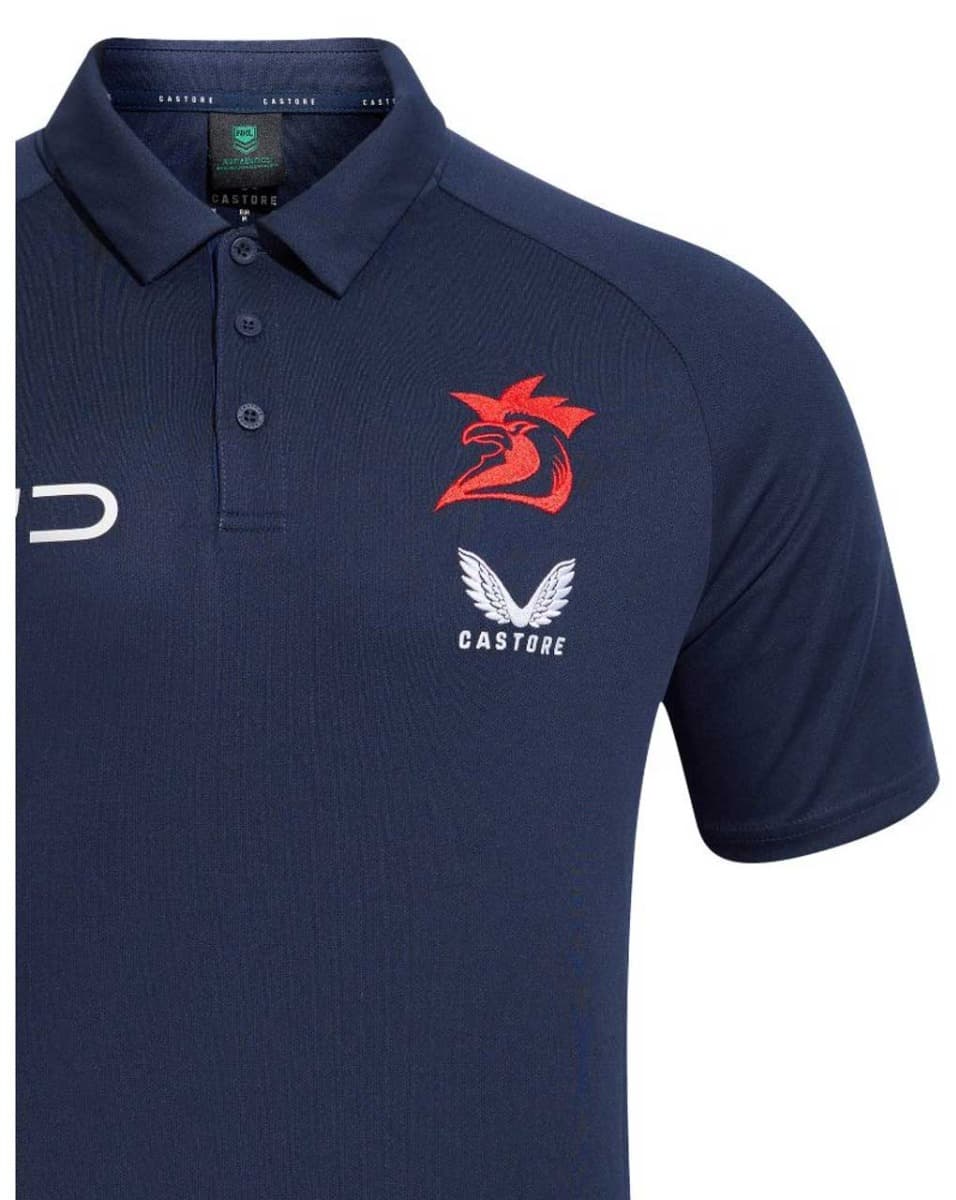 Sydney Roosters 2025 NRL Mens Players Polo Shirt