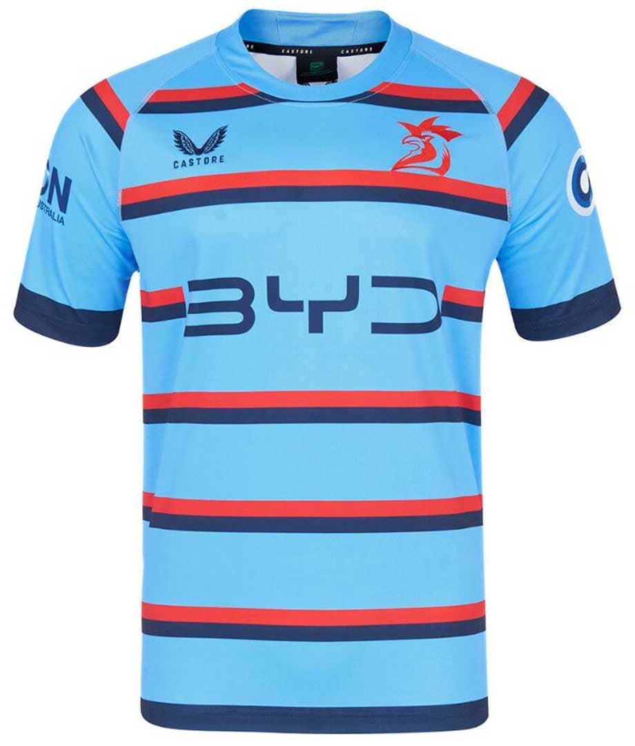 Sydney Roosters 2025 NRL Mens Sky Training Jersey