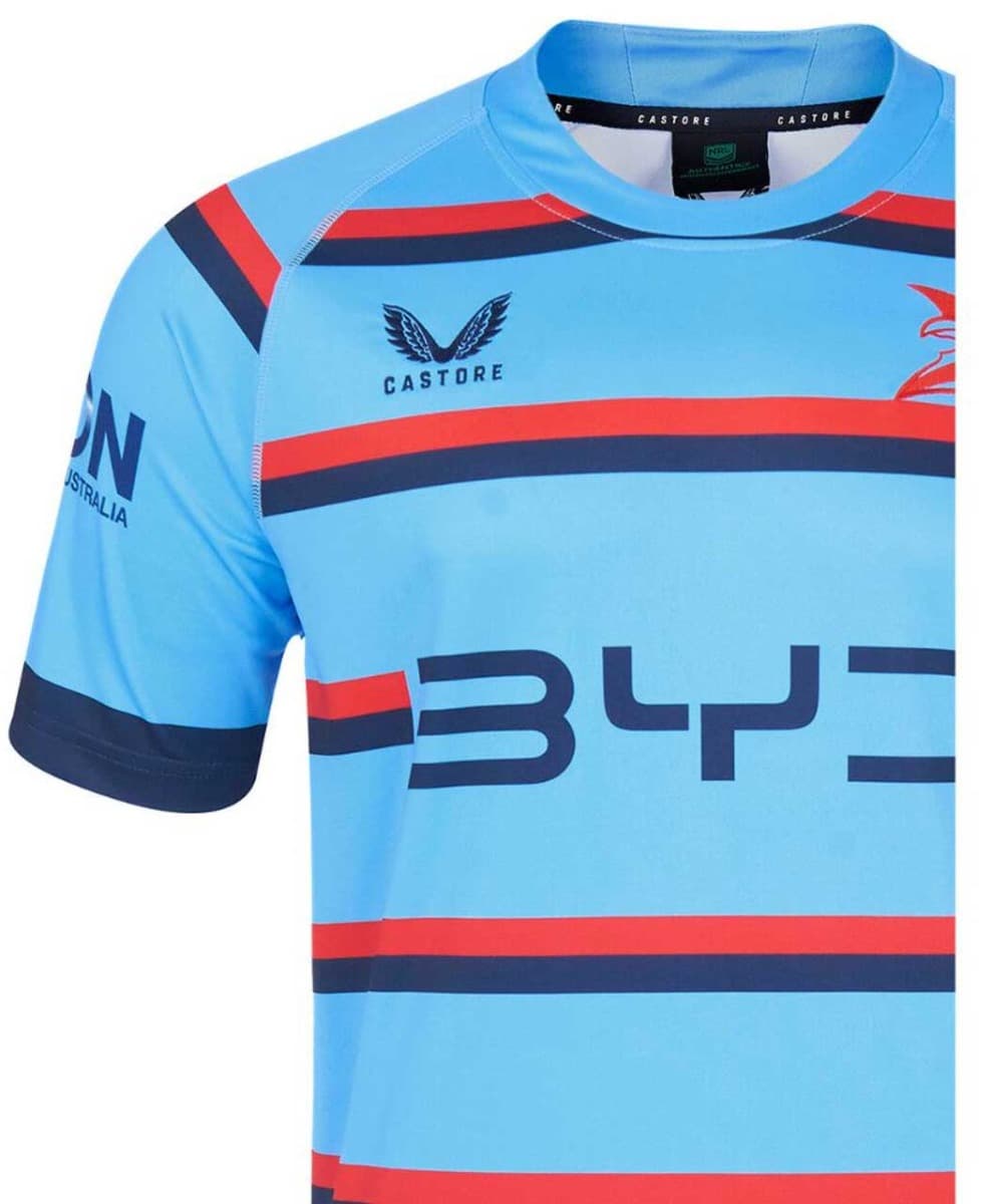 Sydney Roosters 2025 NRL Mens Sky Training Jersey
