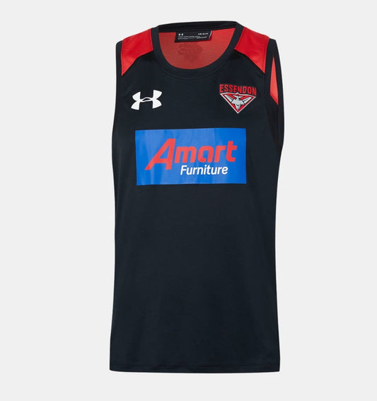 Essendon Bombers AFL Black Training Singlet