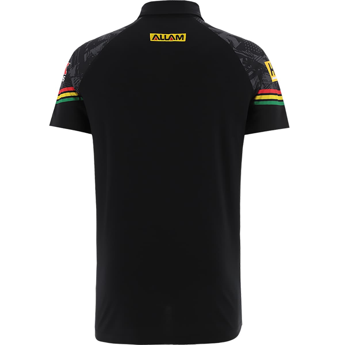 Penrith Panthers 2024 NRL Mens Black Media Polo Shirt