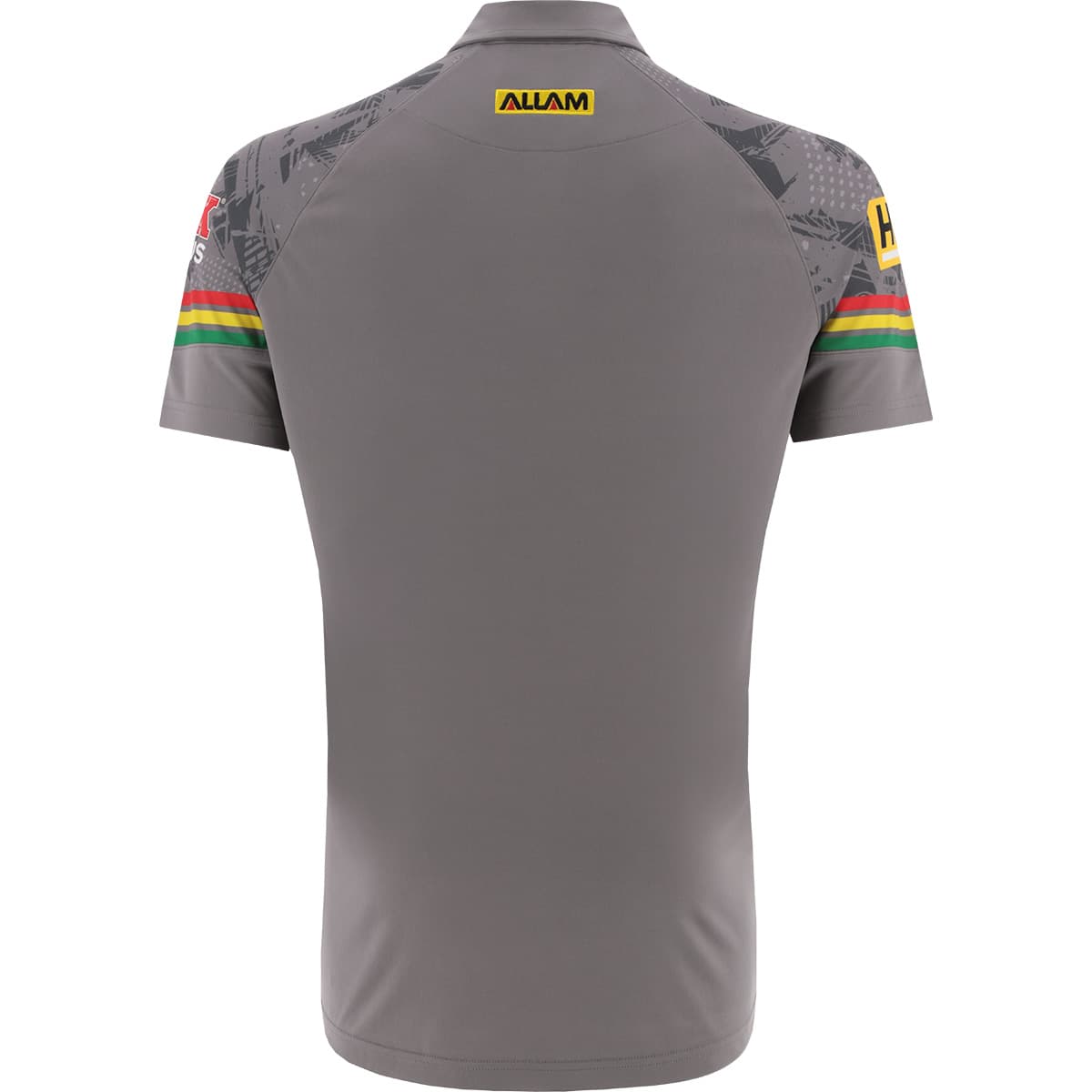 Penrith Panthers 2024 NRL Mens Grey Media Polo Shirt