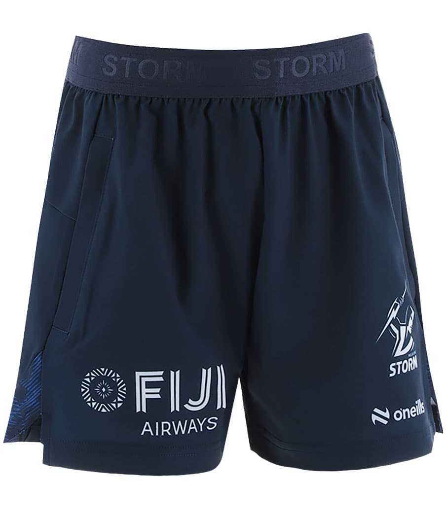 Melbourne Storm 2025 NRL Kids Training Shorts