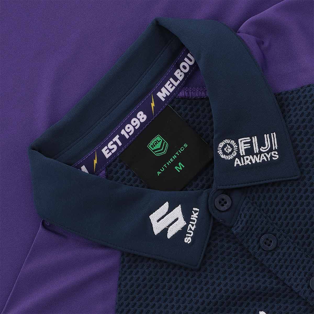 Melbourne Storm 2025 NRL Ladies Media Polo Shirt
