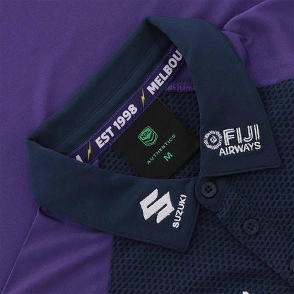 Melbourne Storm 2025 NRL Ladies Media Polo Shirt