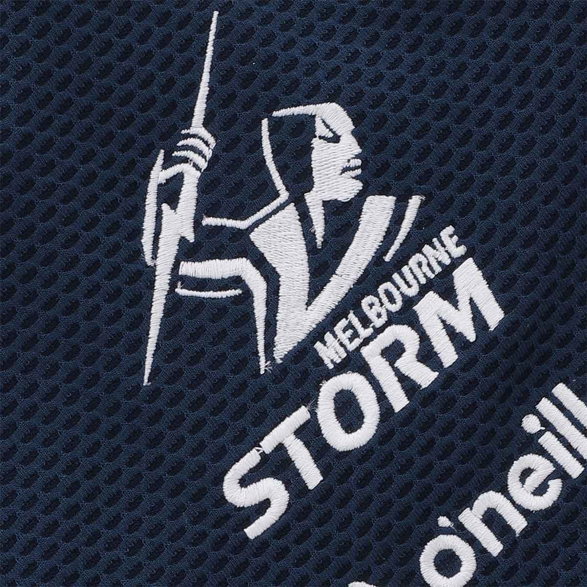 Melbourne Storm 2025 NRL Mens Media Polo Shirt