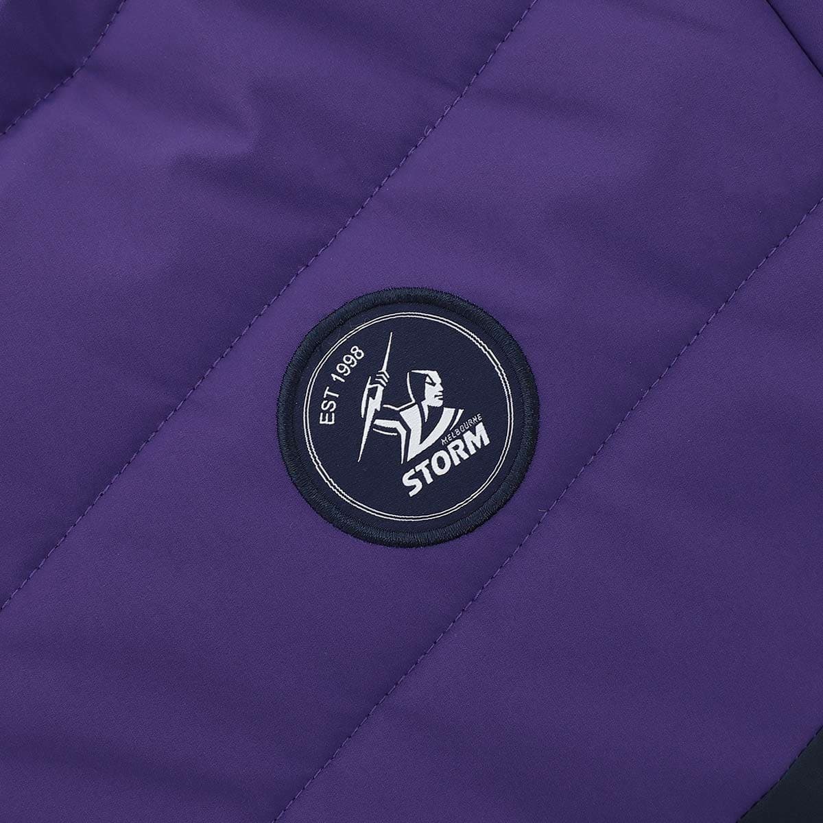 Melbourne Storm 2025 NRL Mens Hooded Padded Jacket